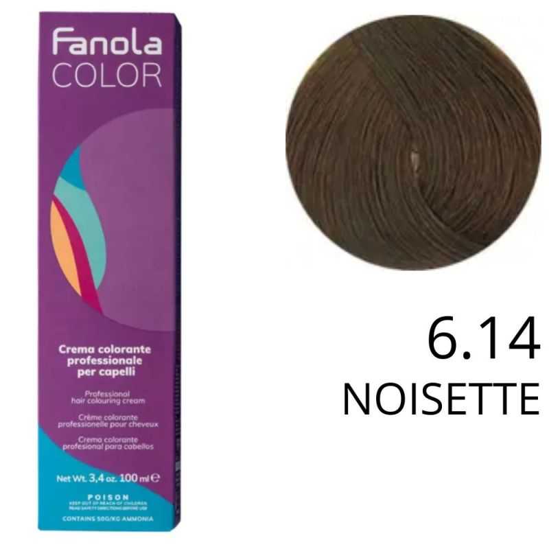 Coloration Fanola 6.14 Noisette Coloration Fanola 6.14 Noisette