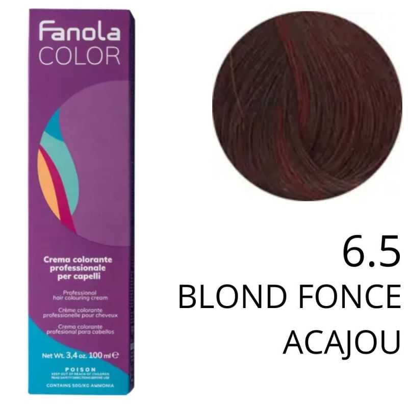 Coloration Fanola 6.5 Blond foncé acajou