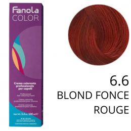 Coloration Fanola 6.6 Blond foncé rouge