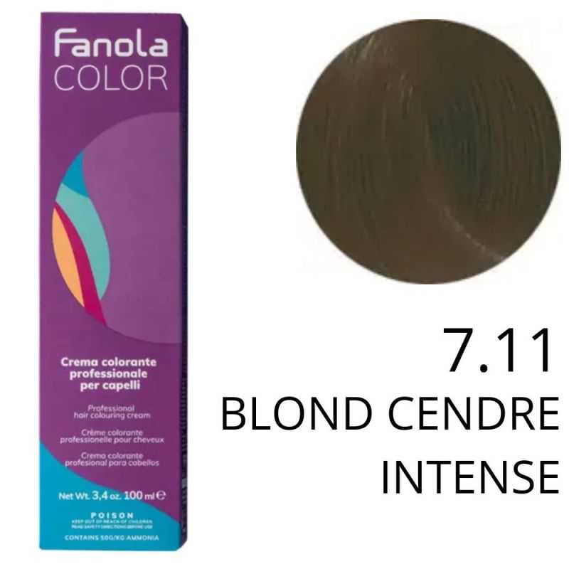 Coloration Fanola 7.11 Blond cendré intense