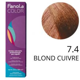 Coloration Fanola 7.4 Blond cuivré
