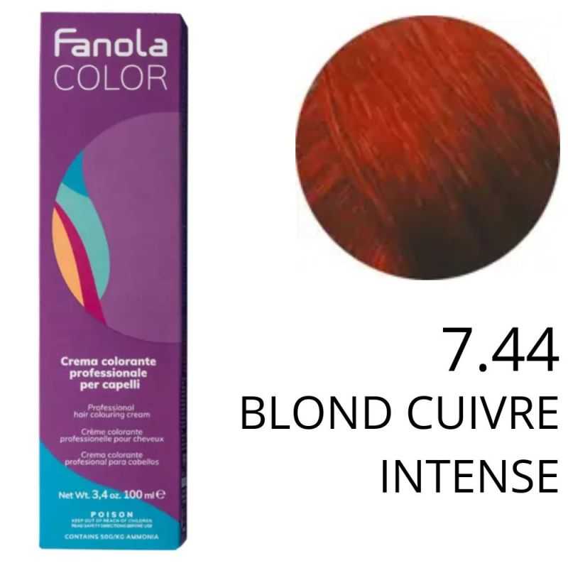 Coloration Fanola 7.44 Blond cuivré intense