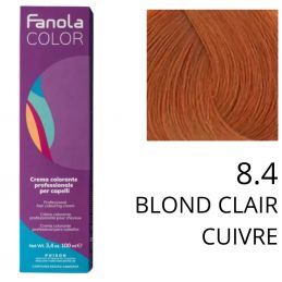 Coloration Fanola 8.4 Blond clair cuivré
