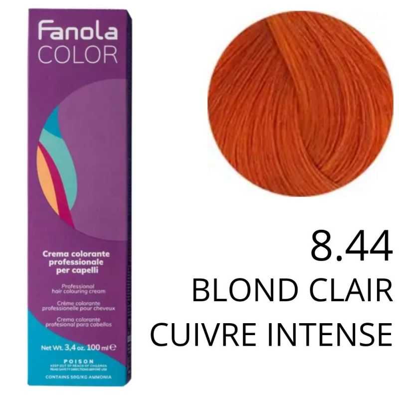Coloration Fanola 8.44 Blond clair cuivré intense
