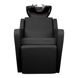 Bac de lavage Yannik professionnel avec repose-pieds électrique et vasque blanche