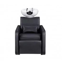 Bac à shampooing confort ergonomique double moteurs avec vasque ajustable