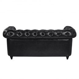 Canapé professionnel Dock salle d’attente coiffure structure bois massif