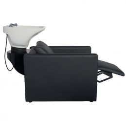 Bac de lavage avec repose jambes électrique cuve blanche