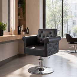 Fauteuil coiffure Pompei noir