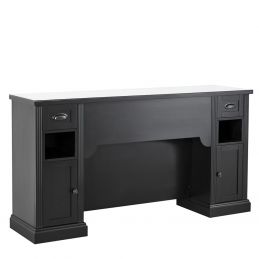 Poste de coiffage William 6B professionnel avec meuble vintage