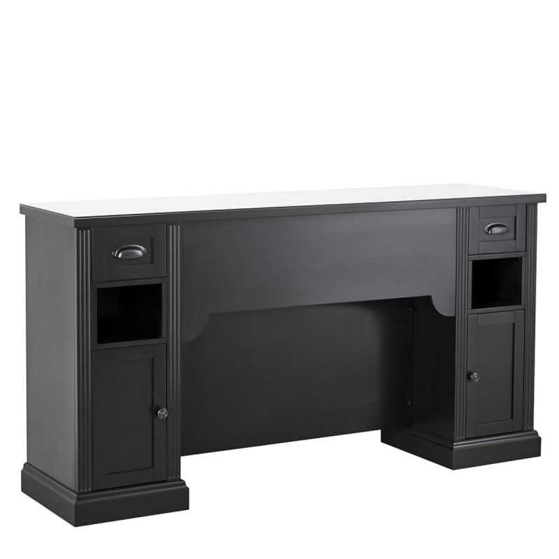 Poste de coiffage William 6B professionnel avec meuble vintage