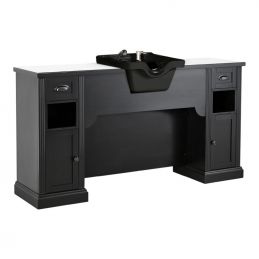 Meuble de coiffage William 5 B/98 avec vasque noire