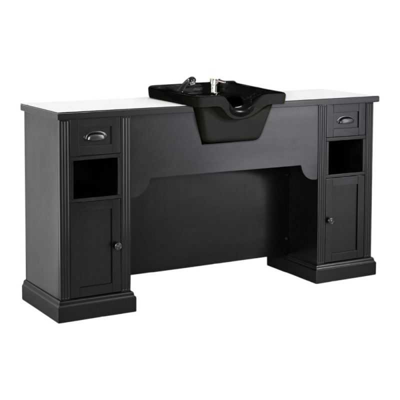 Meuble de coiffage William 5 B/98 avec vasque noire
