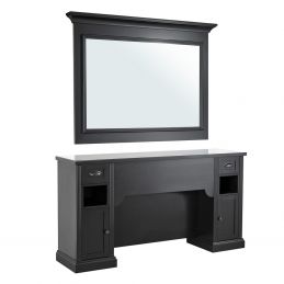 Meuble de coiffage William 4 B avec miroir mural