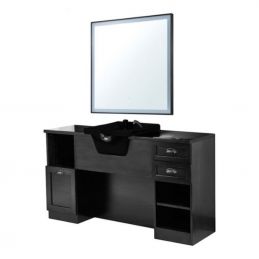 Meuble de coiffage Jules B 02/98 avec miroir carré LED
