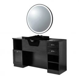 Meuble coiffeuse Jules B 01/98 avec miroir LED