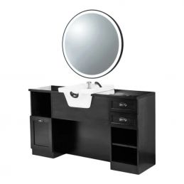 Meuble coiffeuse Jules B 01/08 avec miroir LED