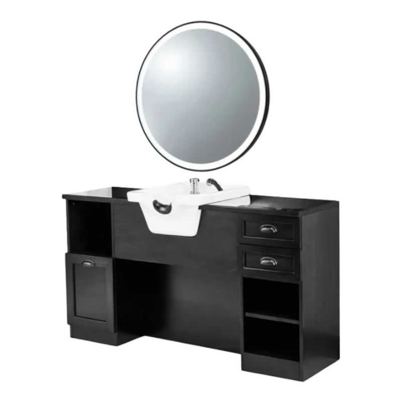 Meuble coiffeuse Jules B 01/08 avec miroir LED Meuble coiffeuse Jules B 01/08 avec miroir LED