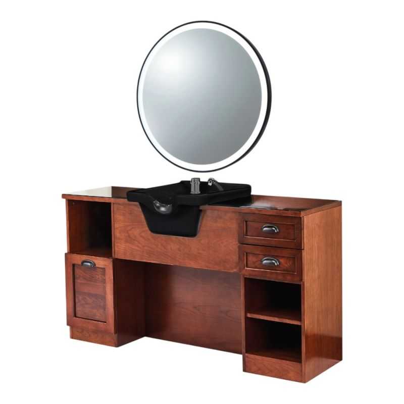 Meuble coiffeuse Jules BR 01/98 avec miroir LED