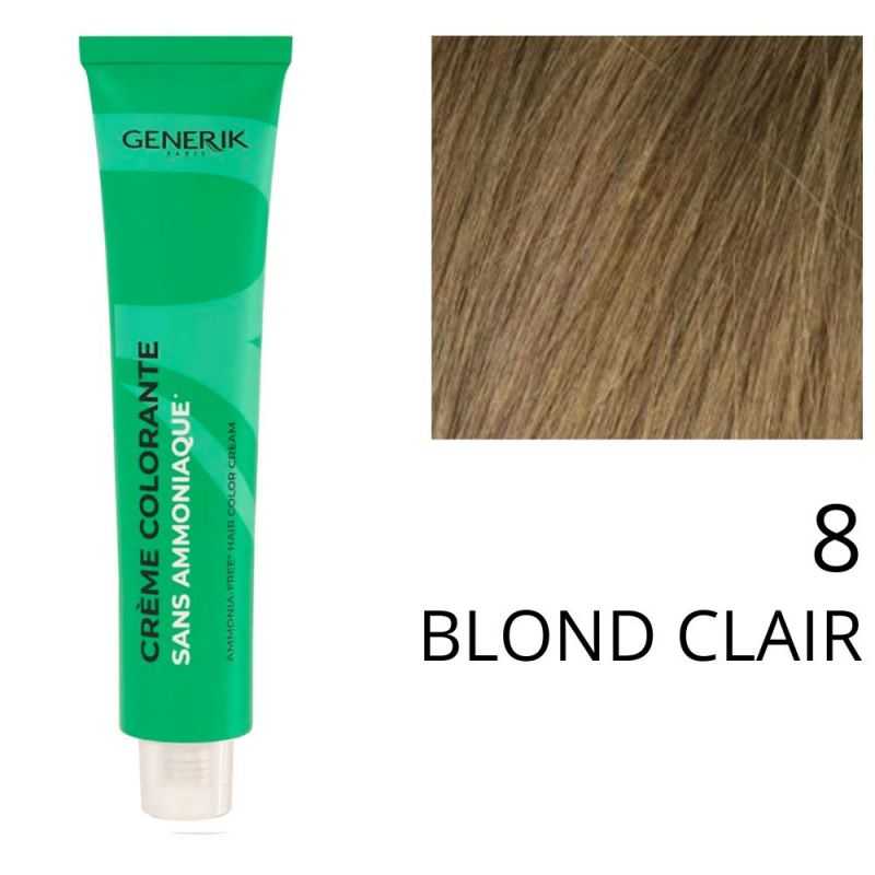 Coloration Generik sans ammoniaque 8Blond clair