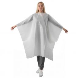 Poncho usage unique blanc x 20