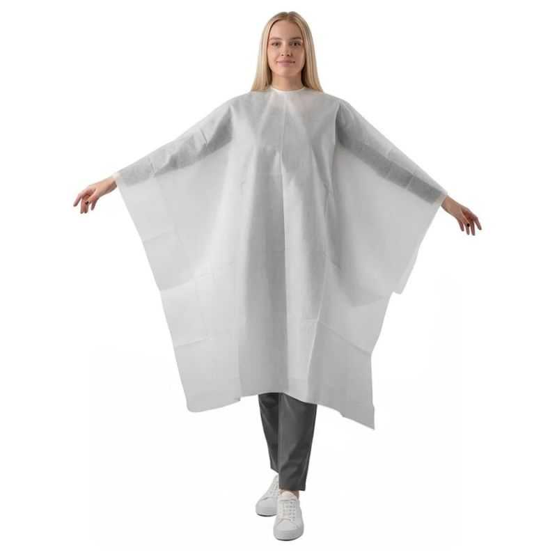 Poncho usage unique blanc x 20