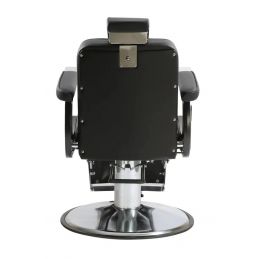 Fauteuil barbier professionnel Asher noir Fauteuil barbier professionnel Asher noir