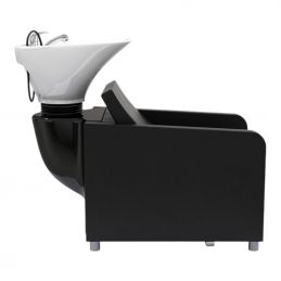 Bac à shampoing Noe B W avec vasque blanche