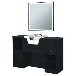 Poste de coiffage OKE 9 98/W avec miroir Ciara