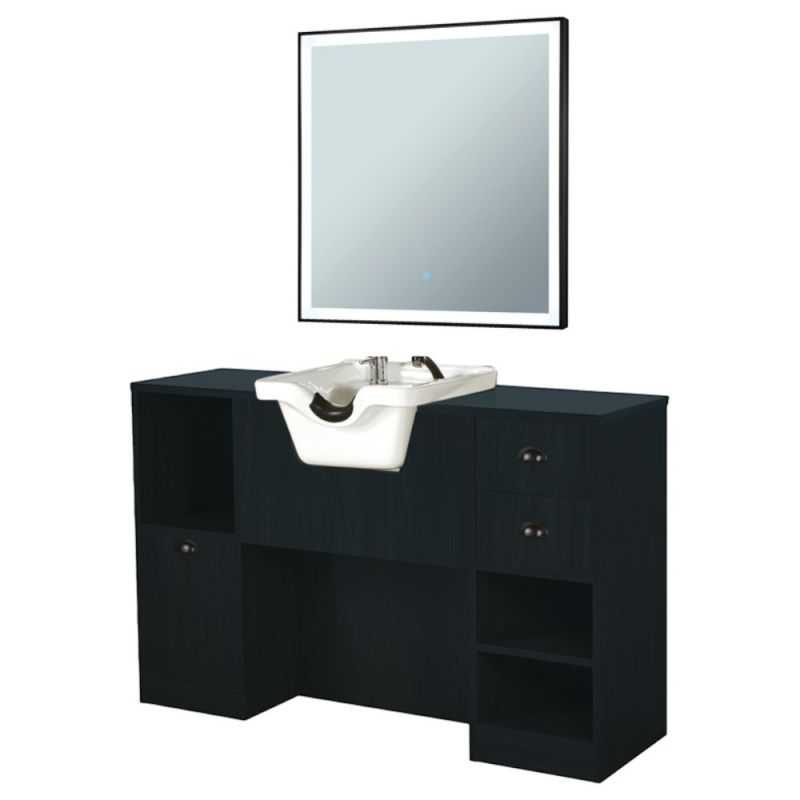 Poste de coiffage OKE 9 98/W avec miroir Ciara