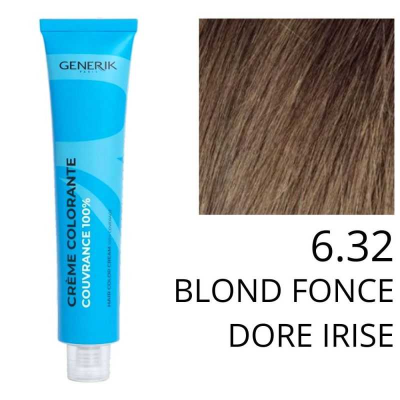 Coloration Generik 6,32 Blond foncé doré irisé