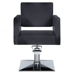 Fauteuil coiffure Christy – Base carrée en acier chromé