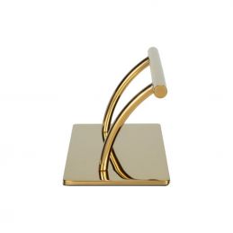Repose-pieds coiffure Godd doré – Format 38 × 20 × 18 cm