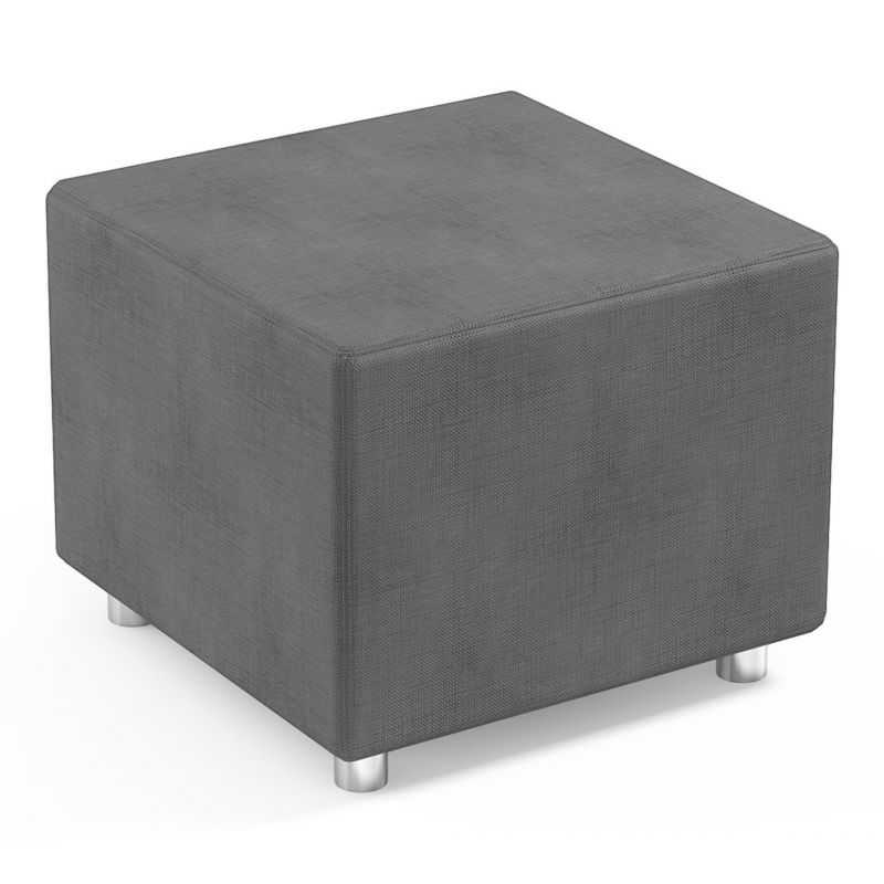 Pouf salle d’attente Cube gris