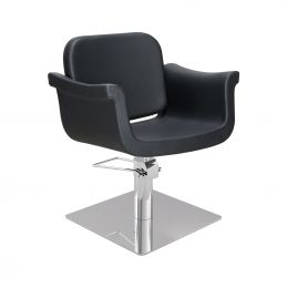 Fauteuil coiffure Hydra B R avec pied carré inox