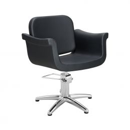 Hydra B F – fauteuil coiffure professionnel pied étoile inox