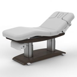 Table de massage électrique Lips – SPA chauffante 4 moteurs, base wengé Table de massage électrique Lips – SPA chauffante 4 moteurs, base wengé