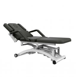 Table de massage électrique Cobal professionnelle 3 moteurs gris foncé