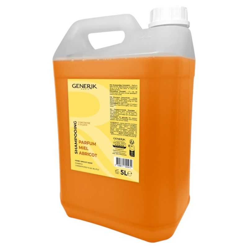 Shampooing bac professionnel Generik 5 L miel abricot