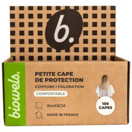 Cape de coupe pour coiffeur BIOWELS à usage unique x100