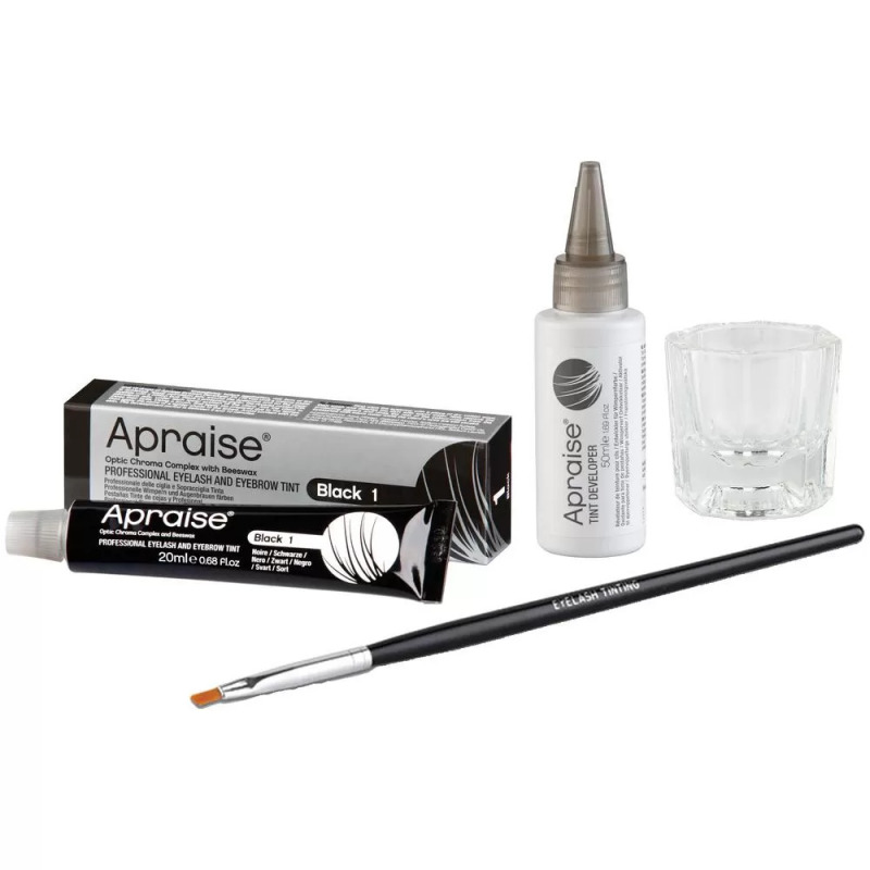 APRAISE COLOR IB Noir Kit Coloration à Cils 20 ml + Révélateur 50 ml