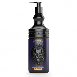 QAINZO Shampoing cheveux et barbe 400 ml