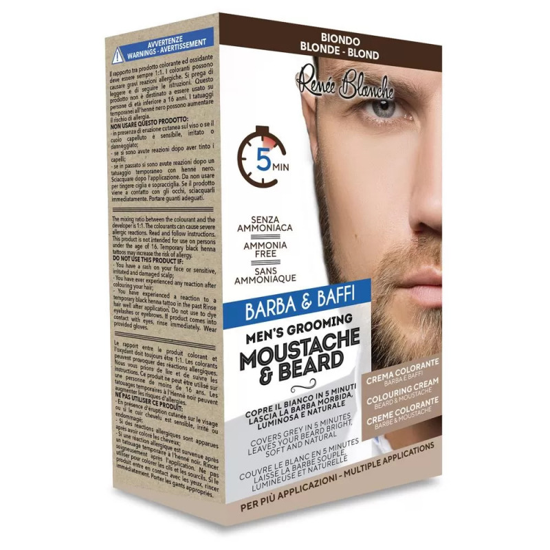 Renée Blanche Kit Coloration Blond Barbe et Moustache