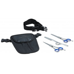 Kit ciseaux coiffure Kuty Blade 5.5 en acier inoxydable