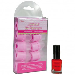 Lot de 10 godets de dépose faux ongles Dissauto