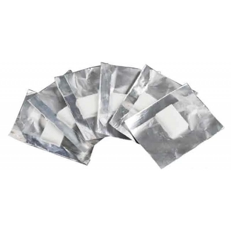 Bandes aluminium avec éponge pour dépose de faux ongles INTEGRAL BEAUTY