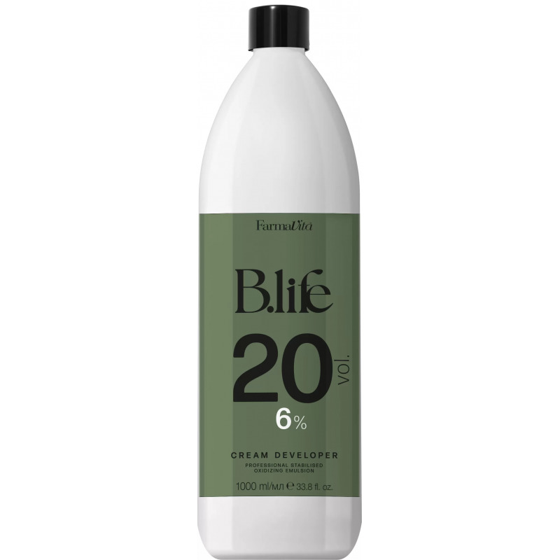 Oxydant crème B.LIFE 20 volumes 1 L FARMAVITA