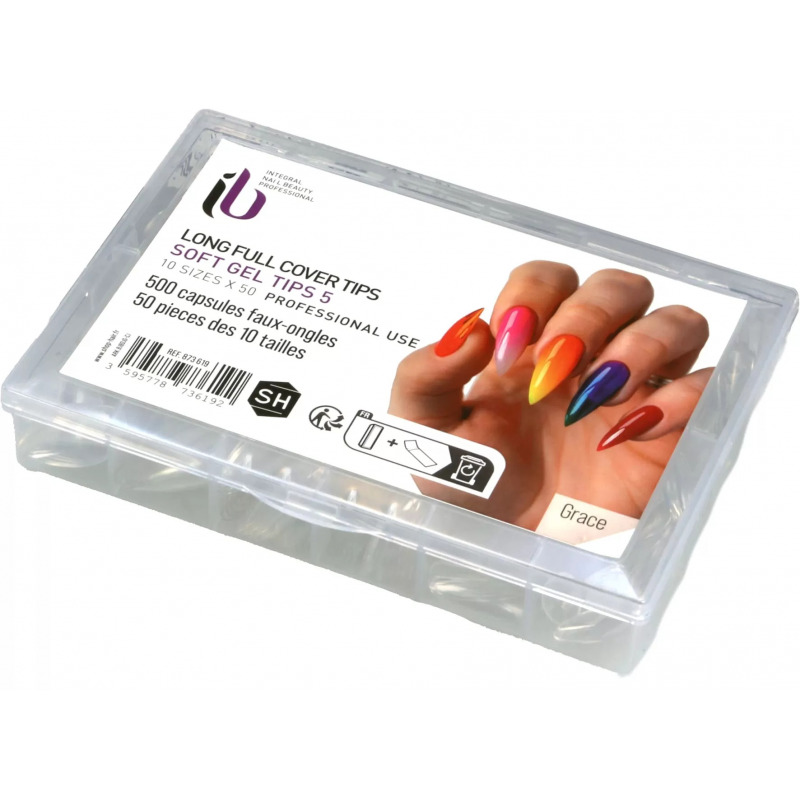 Faux Ongles Crystal Grace 500 Pièces INTEGRAL BEAUTY Faux Ongles Crystal Grace 500 Pièces INTEGRAL BEAUTY