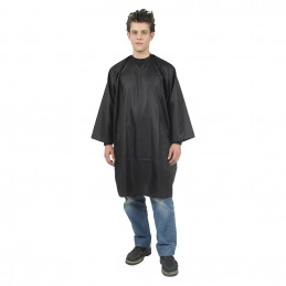 Peignoir de coiffure NEWIX Politex noir ACADEMY