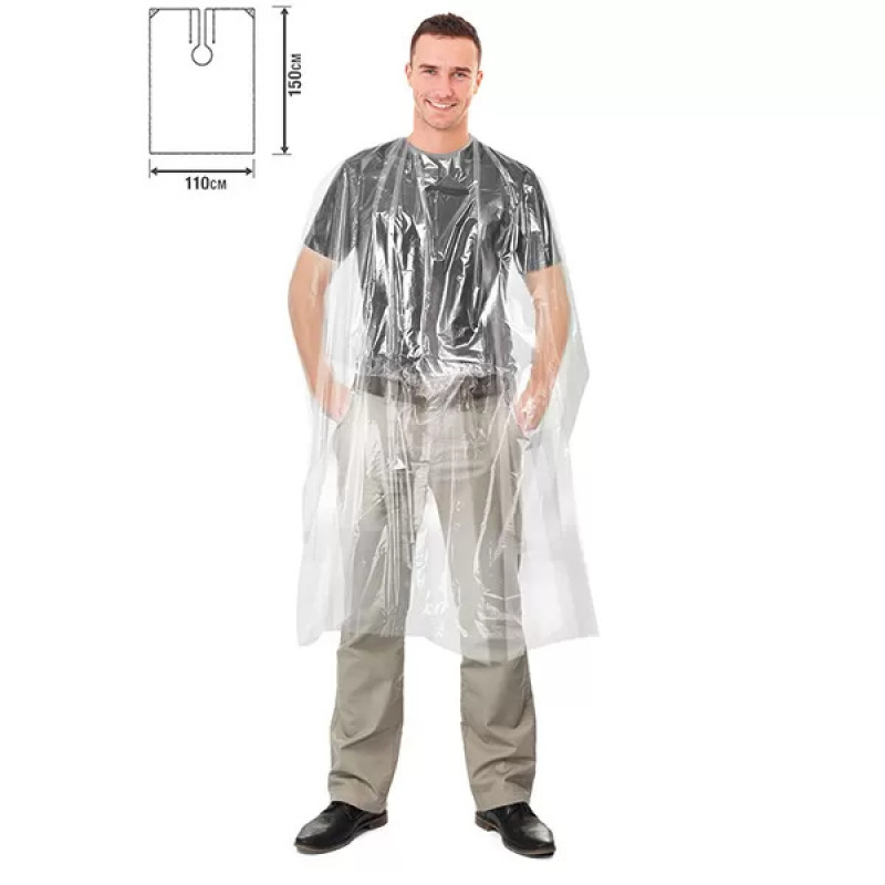 Cape de coupe coiffure poncho taille L CERUNIK x50 Cape de coupe coiffure poncho taille L CERUNIK x50